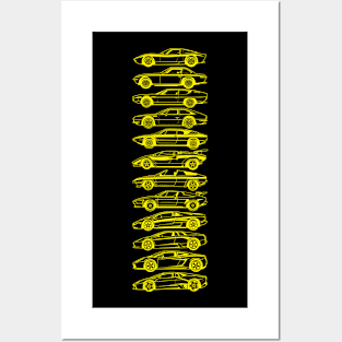 lambo evolution Posters and Art